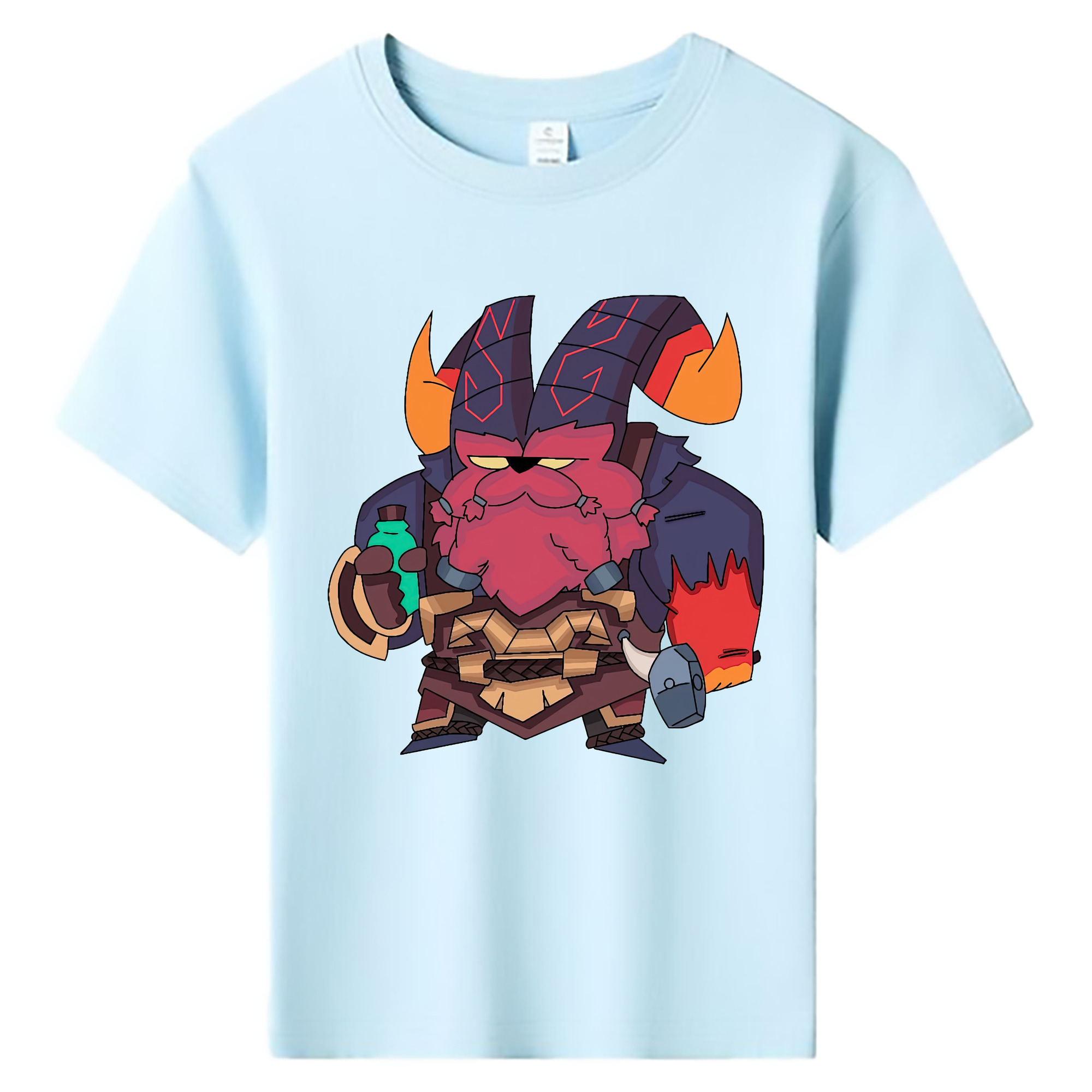 （画像用） リーグ・オブ・レジェンド League of Legends LOL 綿100％キッズTシャツ（フロントプリント）
